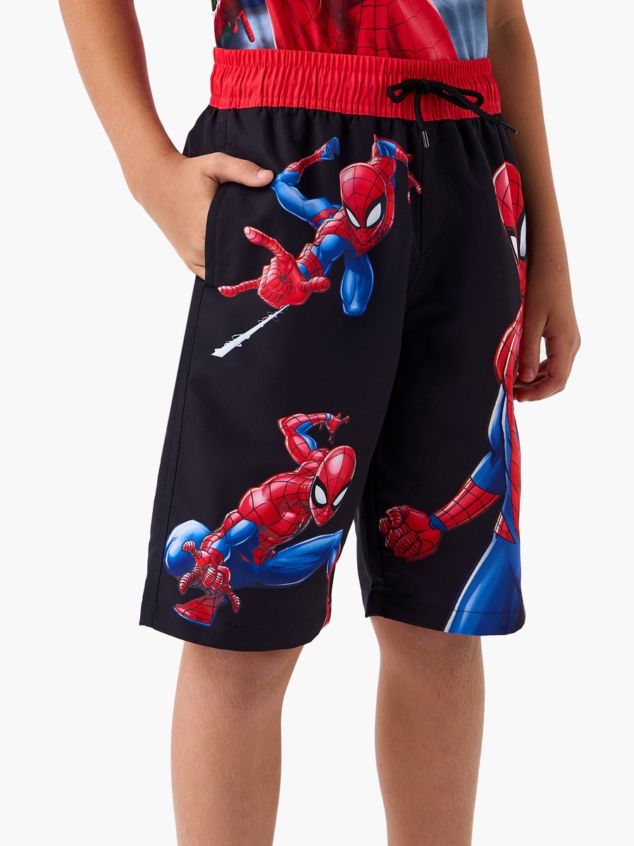 Spider-Man Print Swim Shorts
