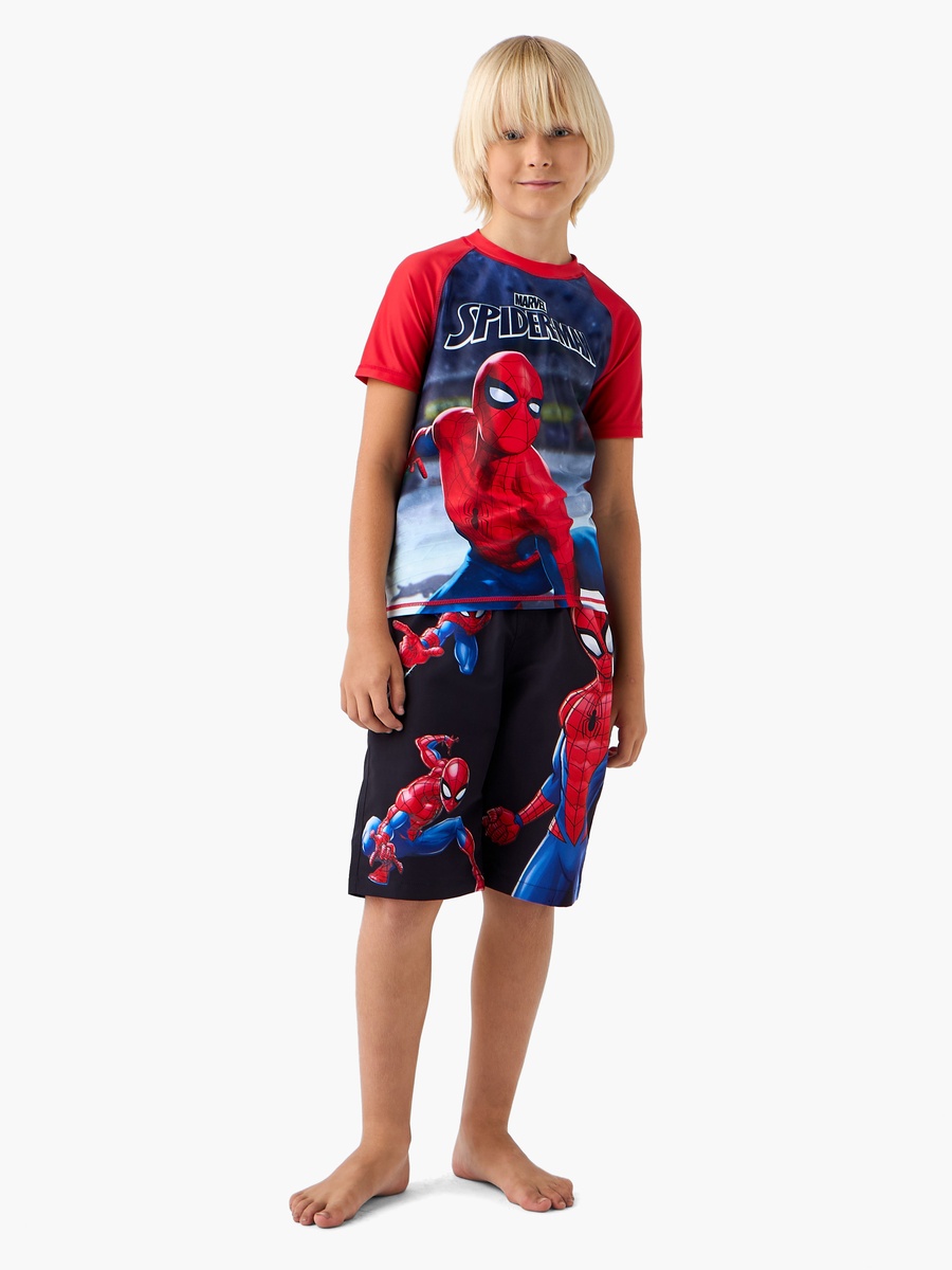 Spider-Man Print Swim Shorts