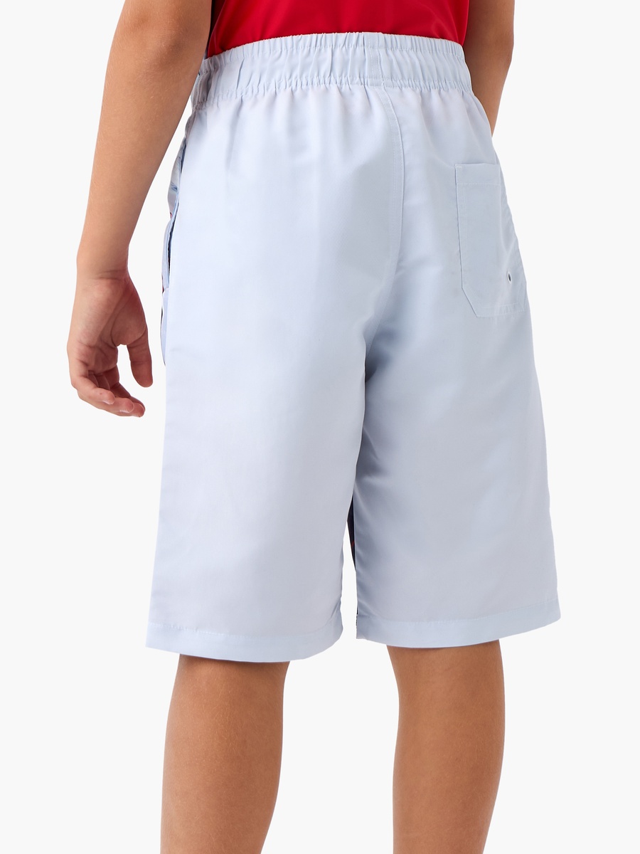 Spider-Man Print Swim Shorts with Drawstring Closure