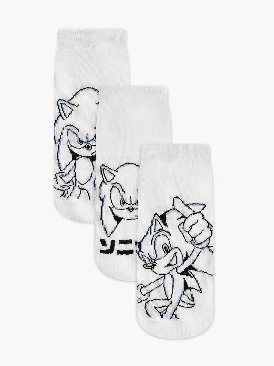 Sonic The Hedgehog Print Ankle Length Socks