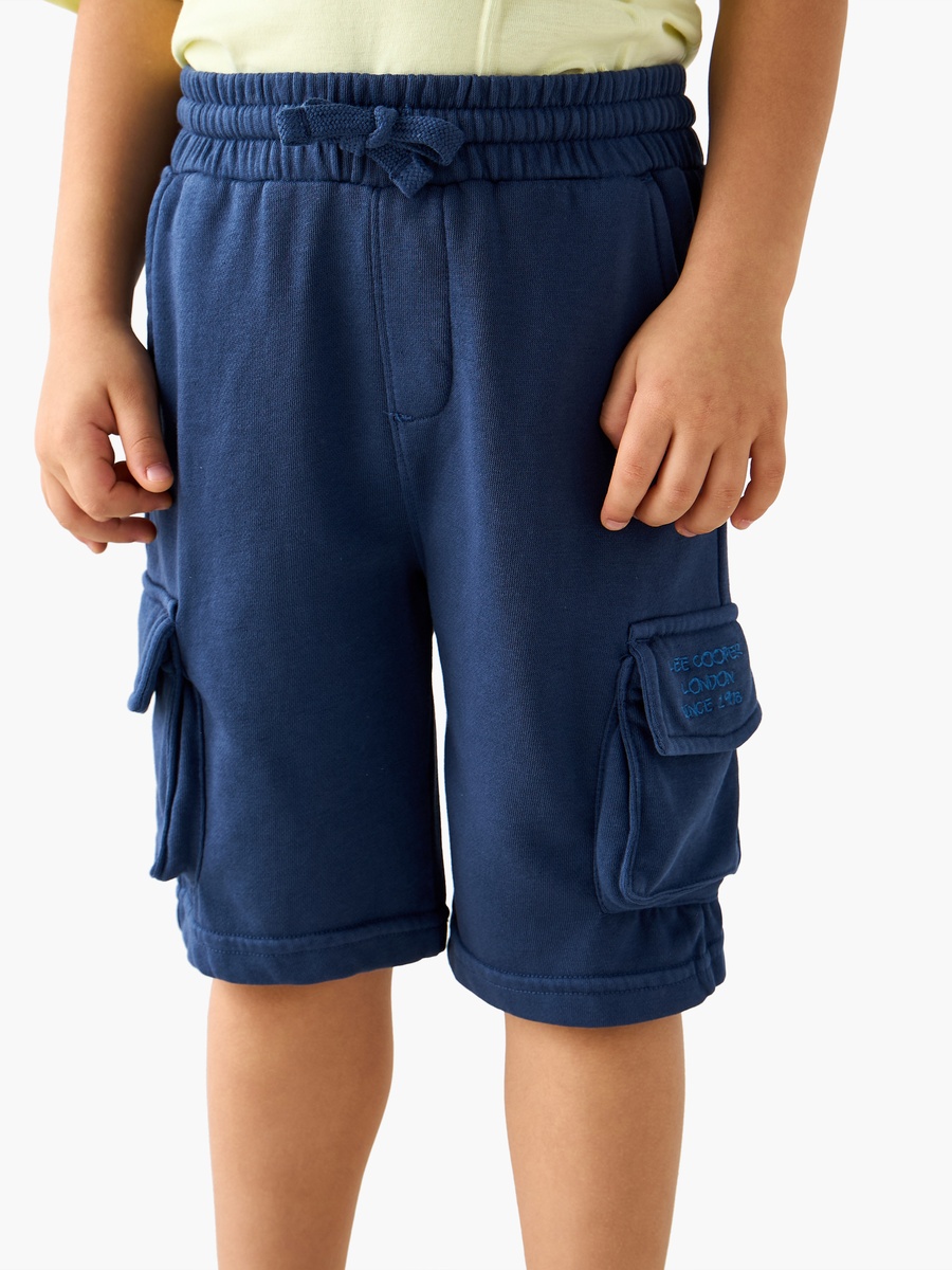 Solid Shorts with Pockets and Drawstring Closure