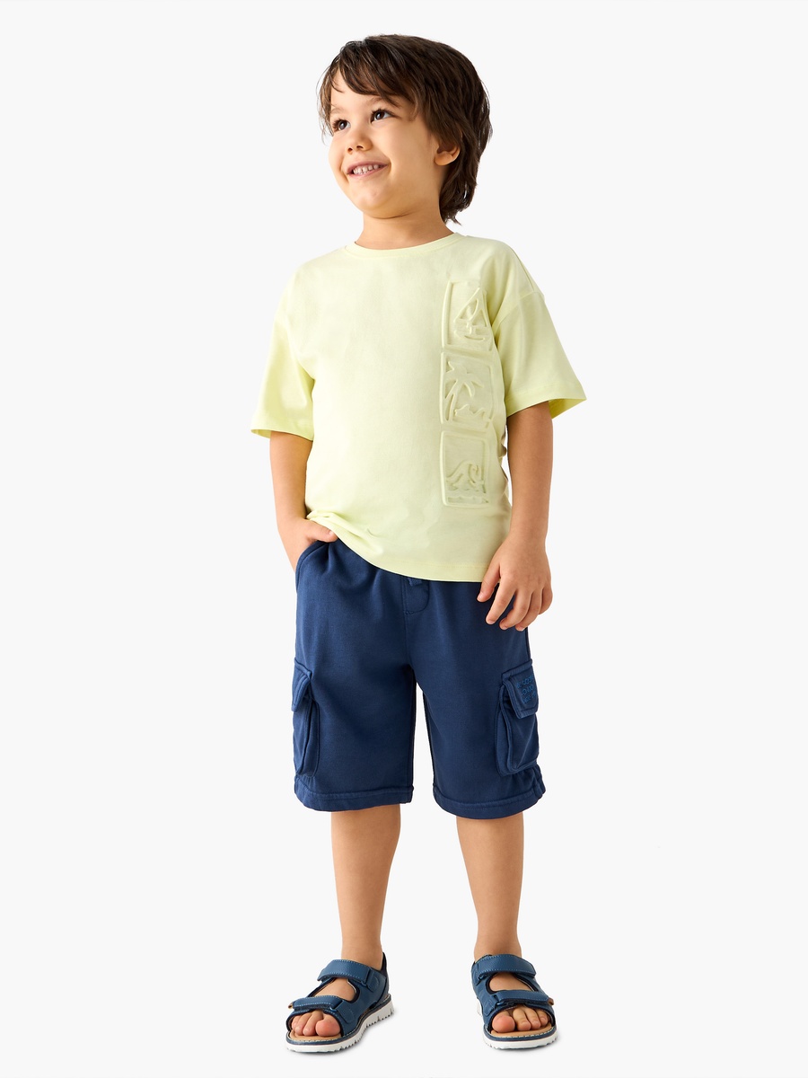 Solid Shorts with Pockets and Drawstring Closure