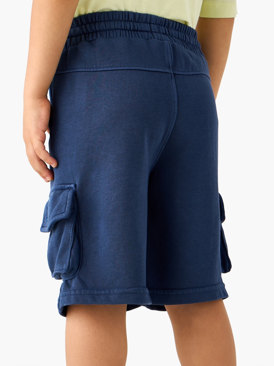 Solid Shorts with Pockets and Drawstring Closure