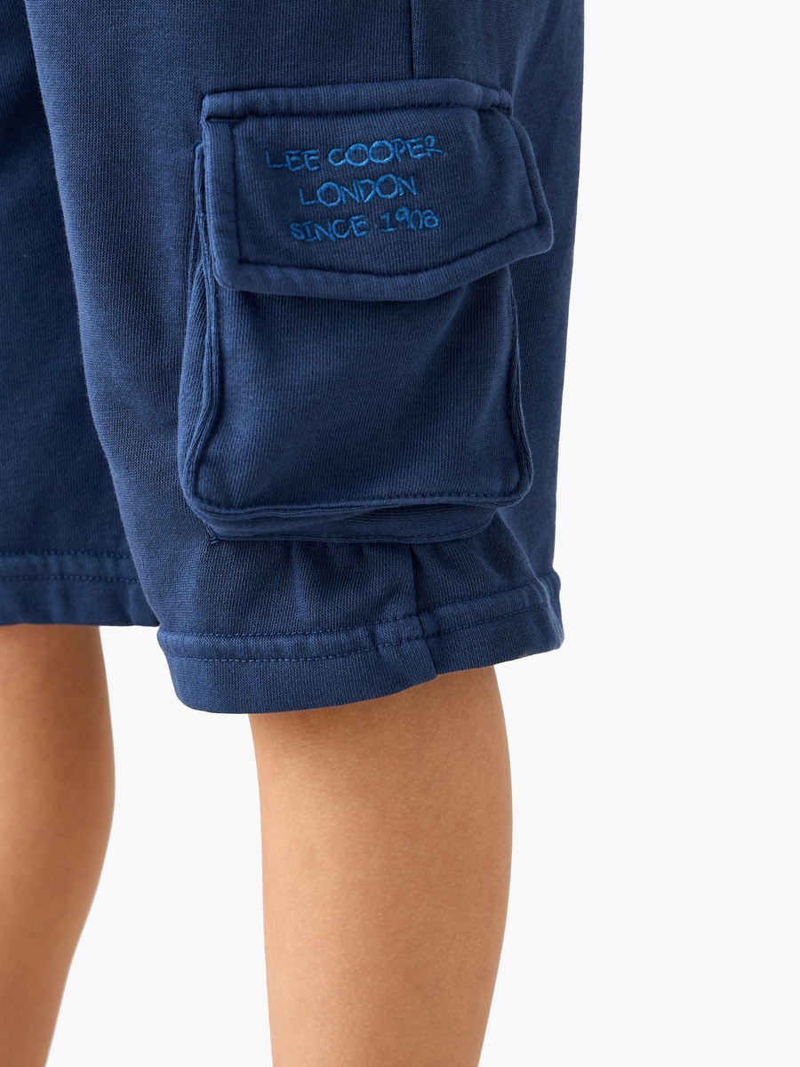 Solid Shorts with Pockets and Drawstring Closure