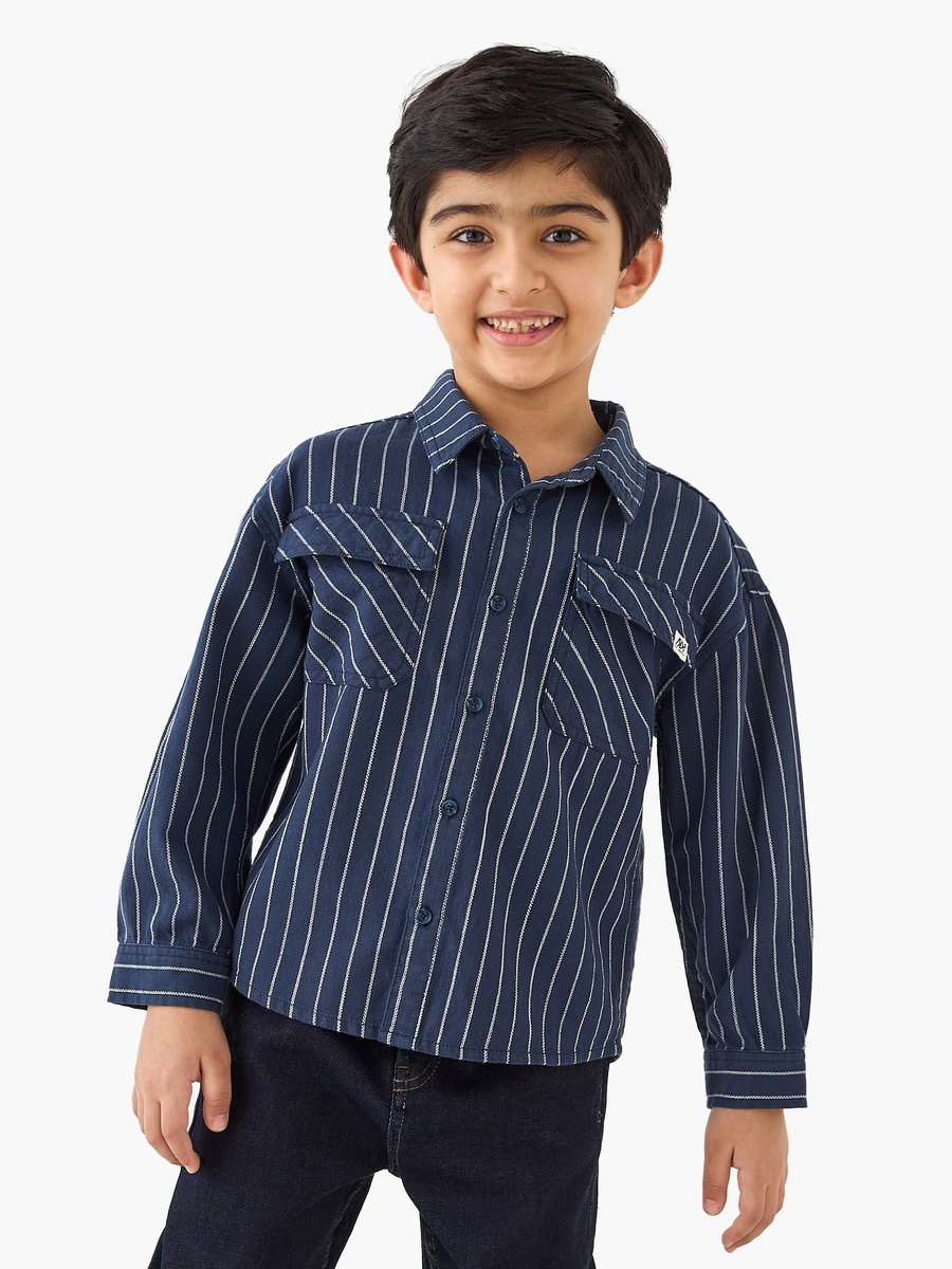 Striped Collared Shirt