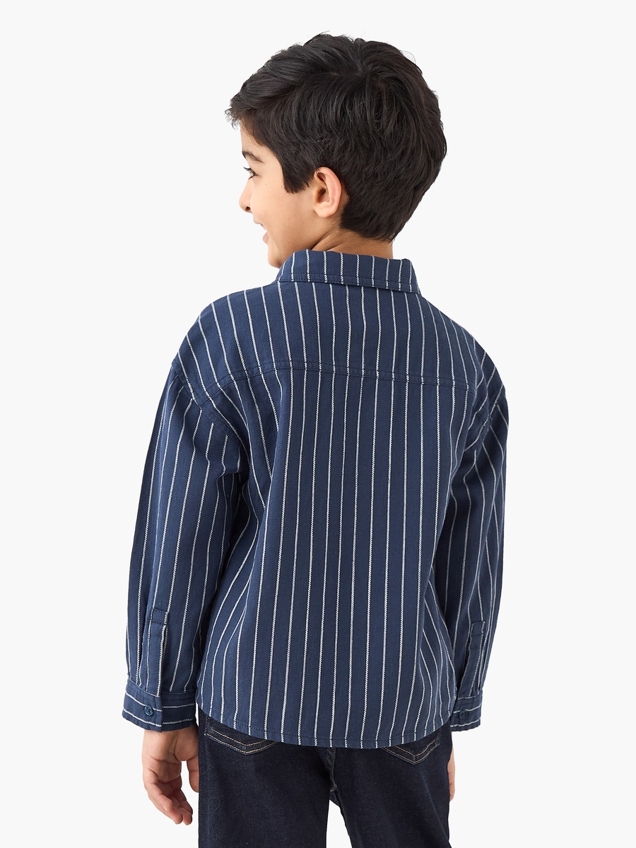 Striped Collared Shirt