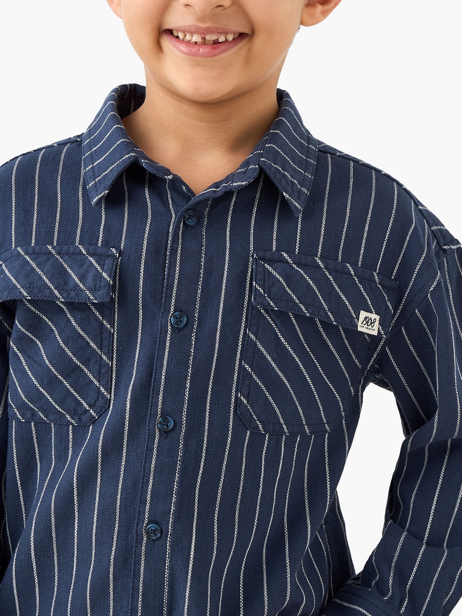 Striped Collared Shirt