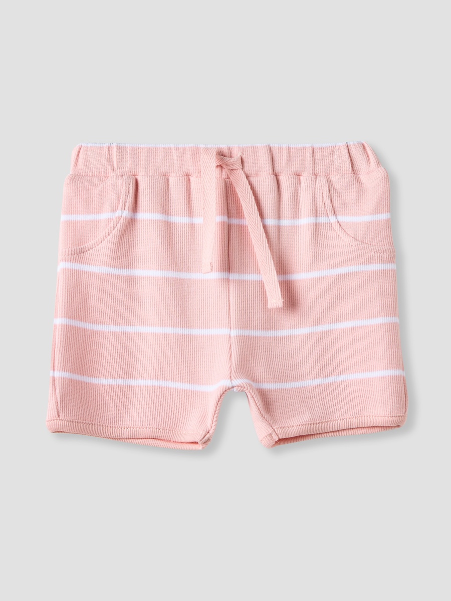 Striped T-Shirt and Shorts Set