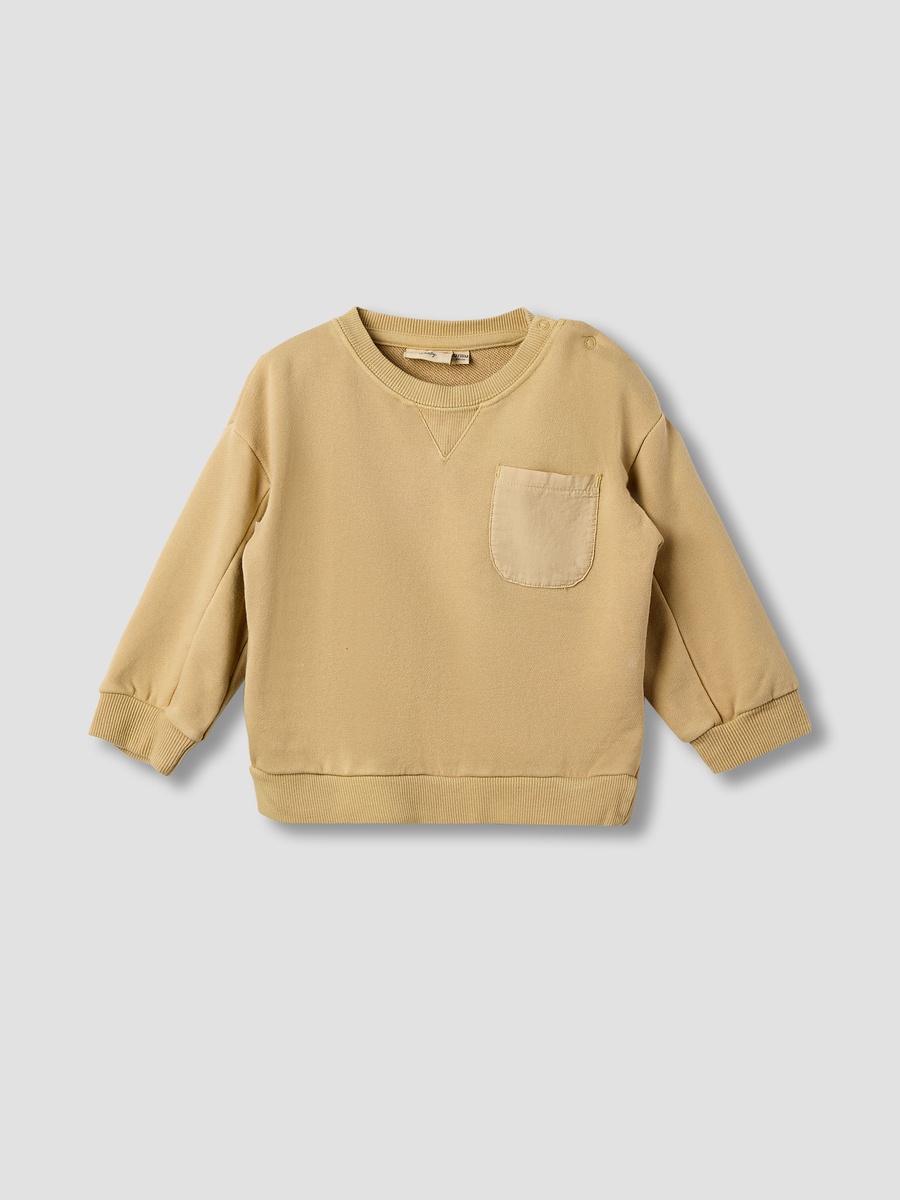 Solid Long Sleeve Sweatshirt and Joggers Set