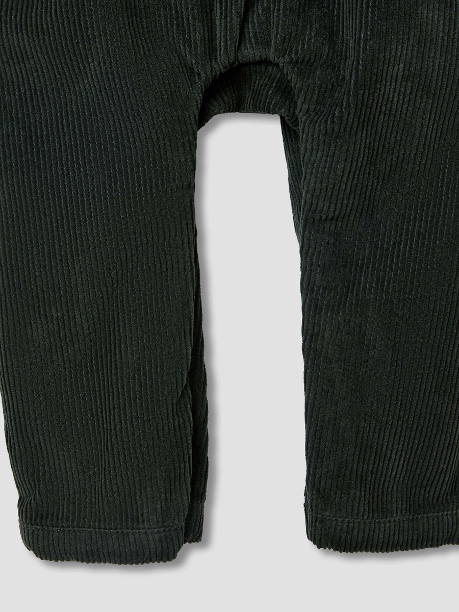Ribbed Dungaree and T-Shirt Set