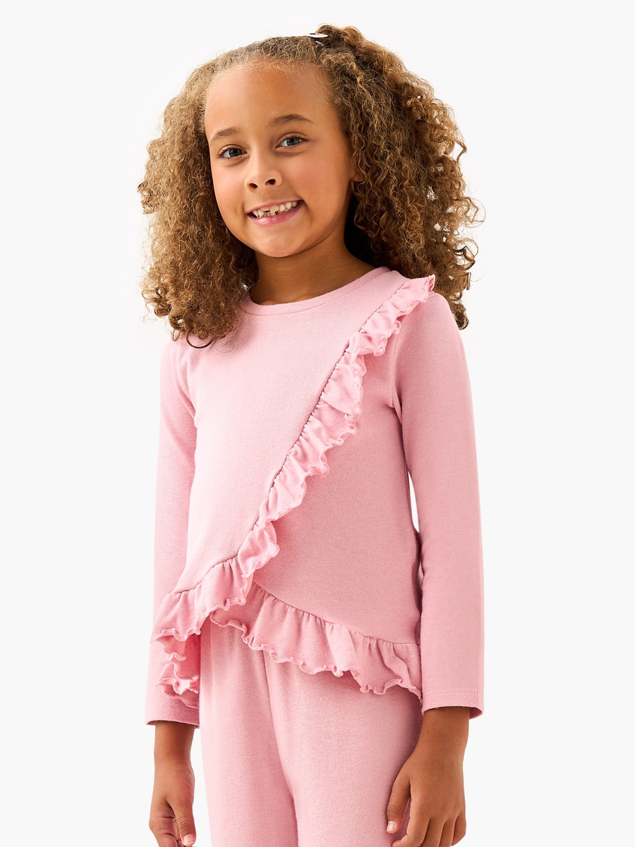 Ruffled T-Shirt and Pants Set
