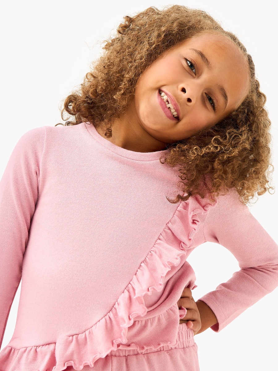 Ruffled T-Shirt and Pants Set