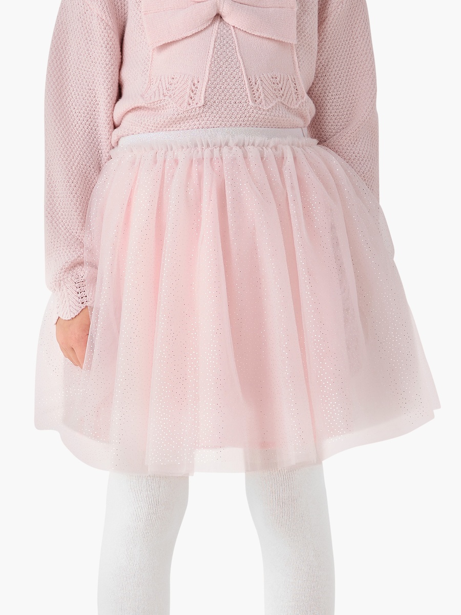 Long Sleeve Top and Skirt Set with Bow Detail