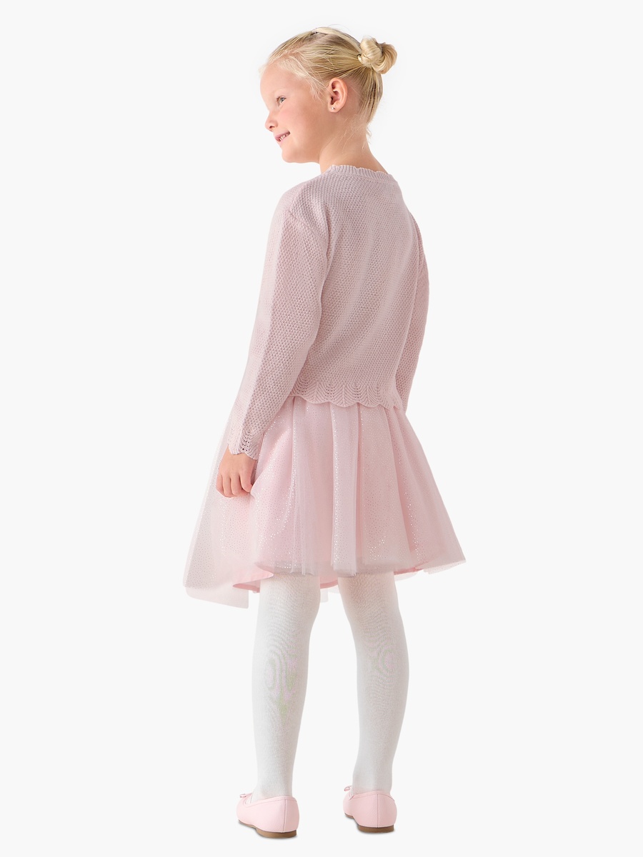 Long Sleeve Top and Skirt Set with Bow Detail