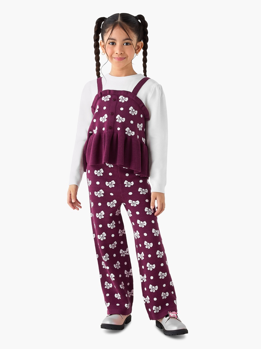 Floral Print Top and Pants Set