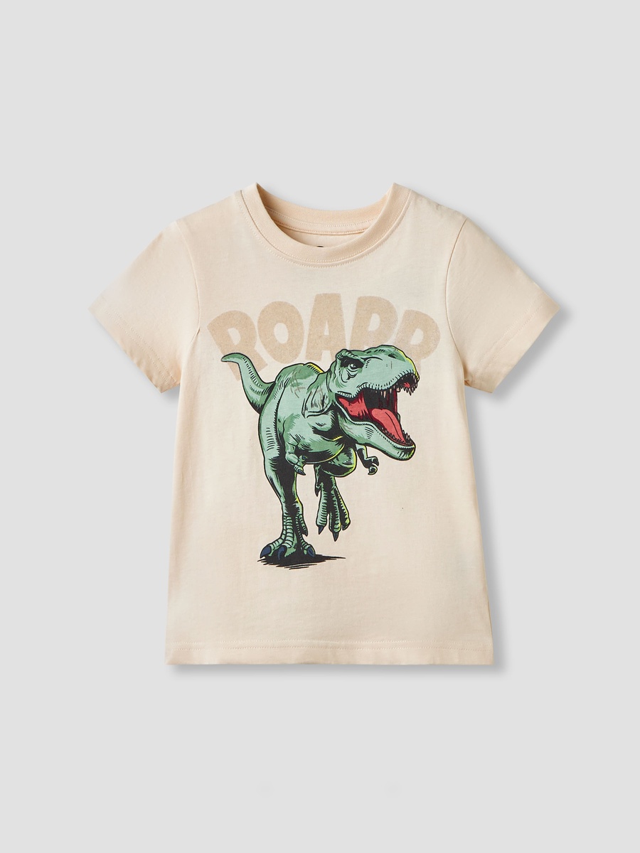 Dinosaur Print T-Shirt and Shorts Set