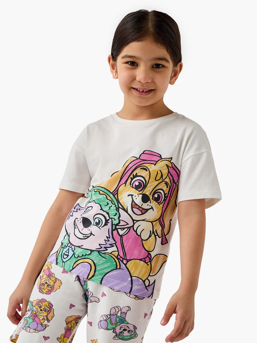 PAW Patrol Print T-Shirt and Shorts Set