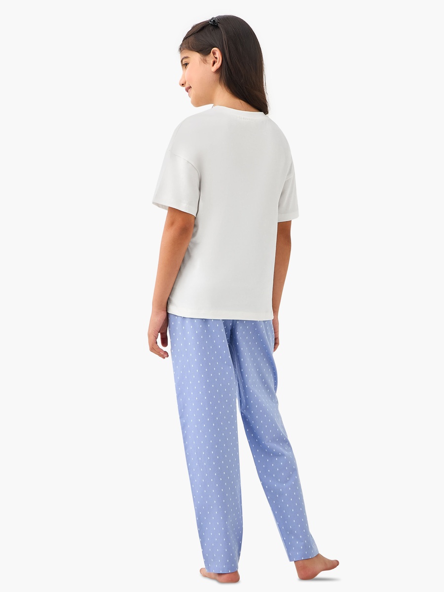 Printed T-Shirt and Pyjama Set