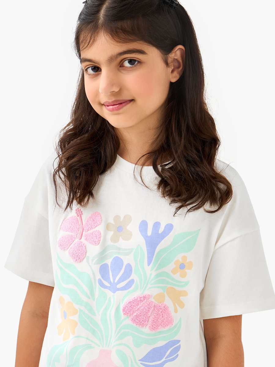 Printed T-Shirt and Pyjama Set