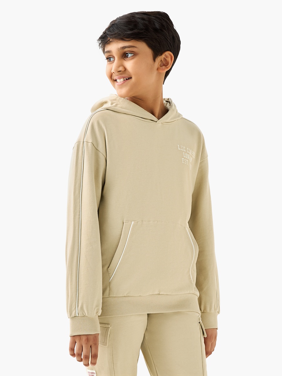 Printed Hooded Sweatshirt and Joggers Set