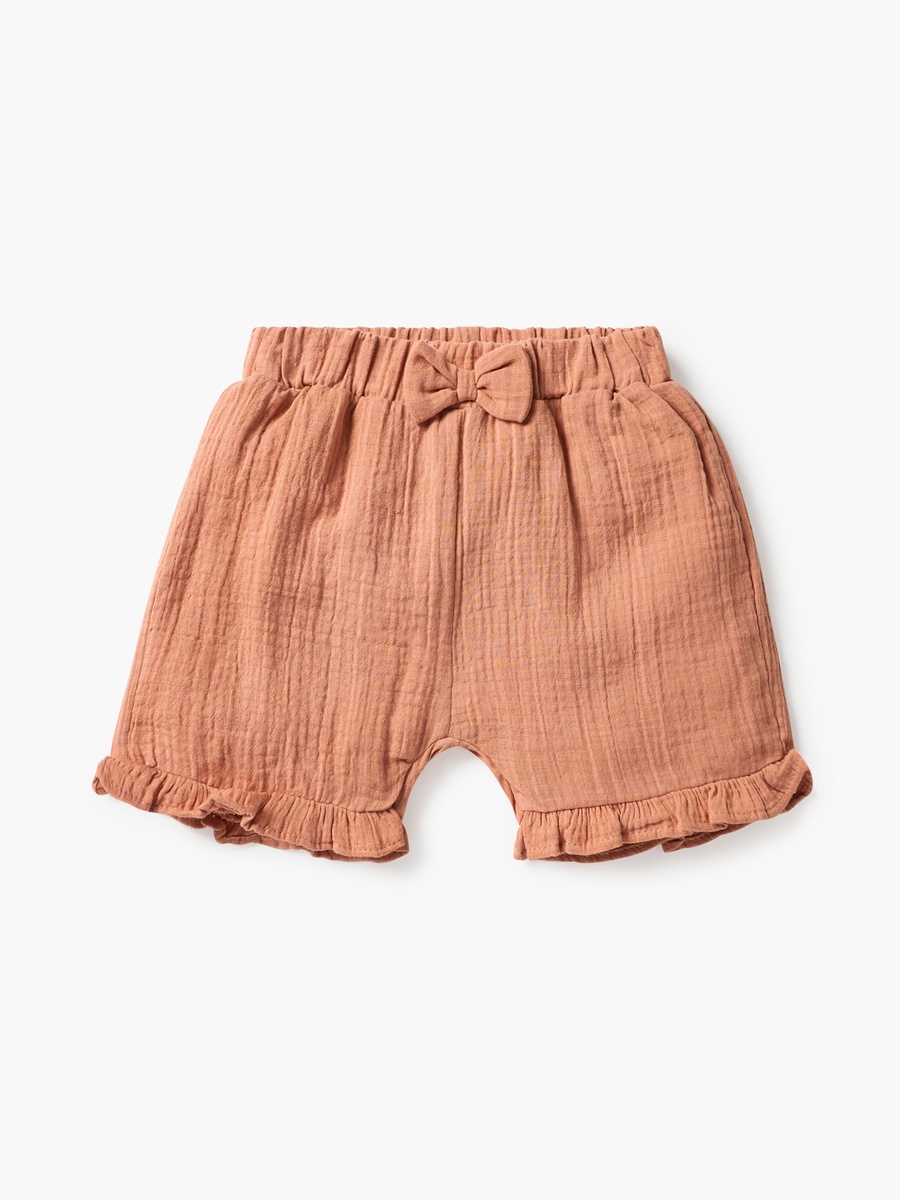 Textured Muslin Top and Shorts Set