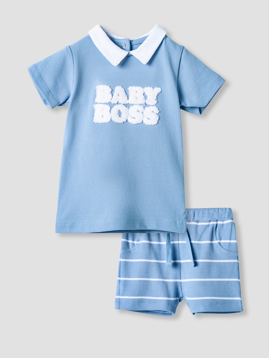 Applique Detail T-Shirt and Shorts Set