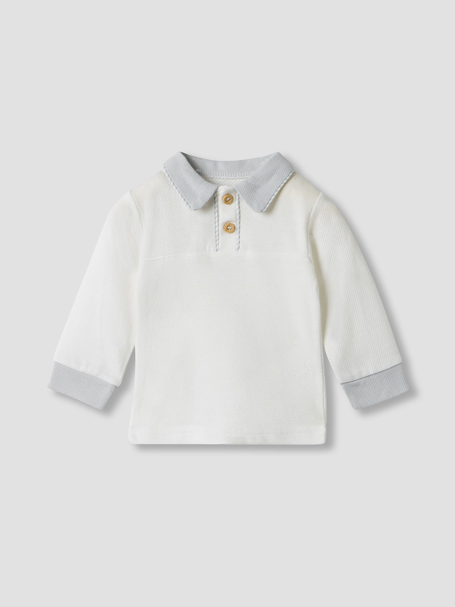 Textured T-Shirt and Pyjama Set