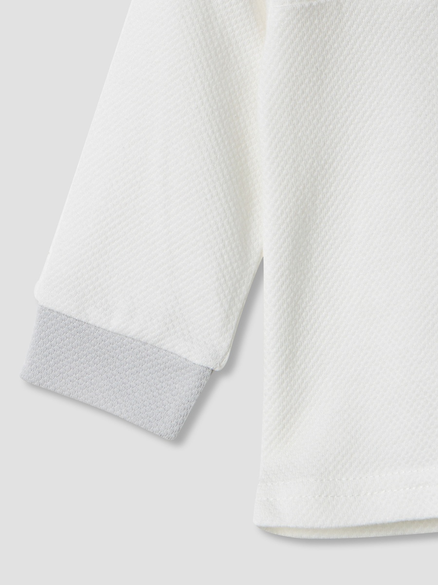 Textured T-Shirt and Pyjama Set