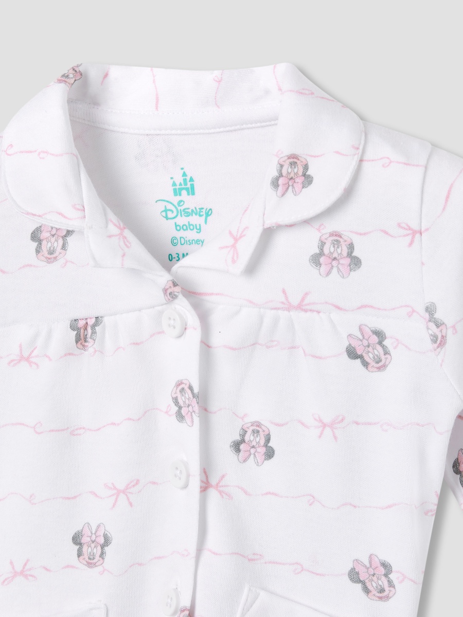 Minnie Mouse Print Shirt and Pyjama Set