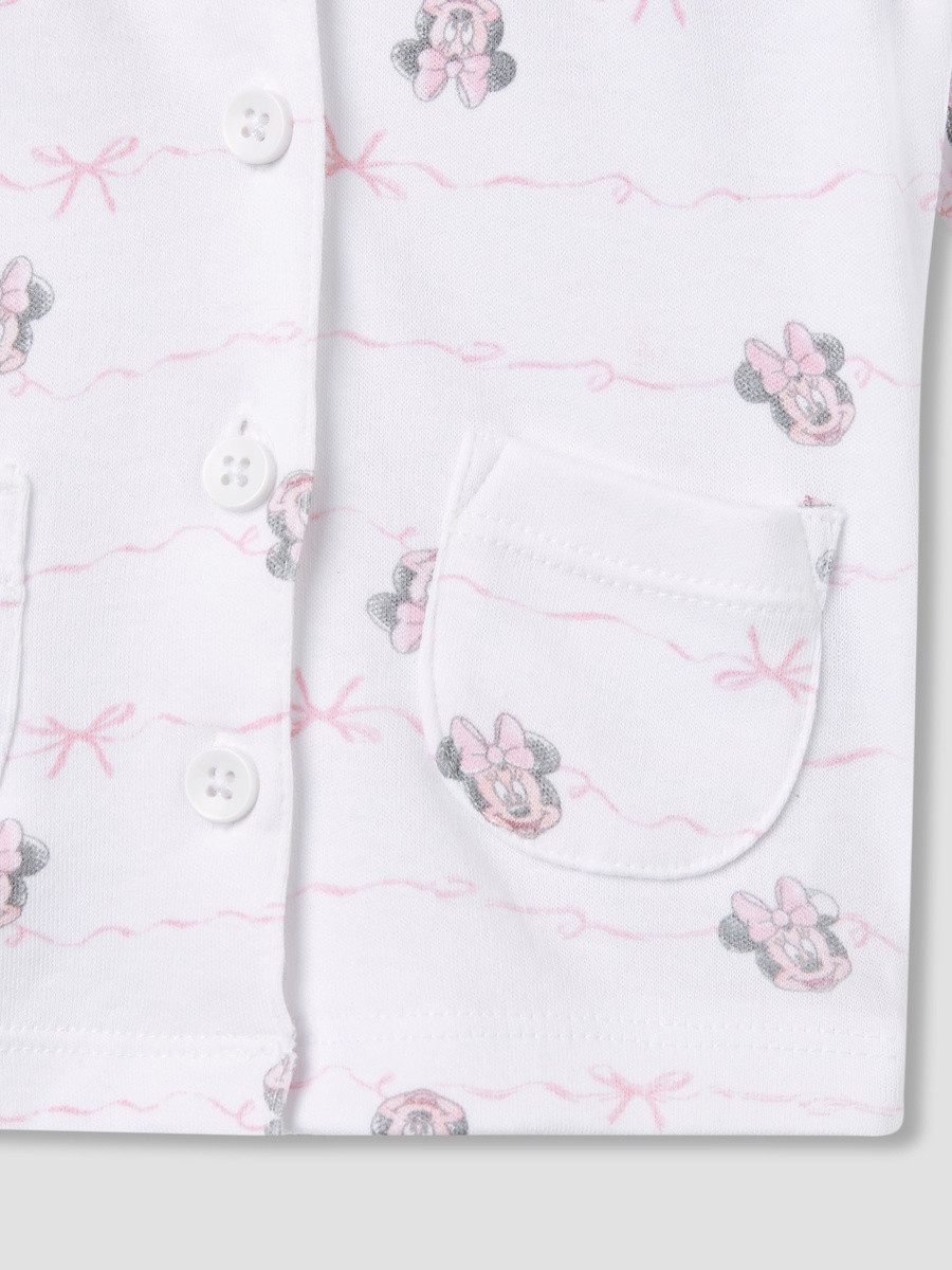 Minnie Mouse Print Shirt and Pyjama Set