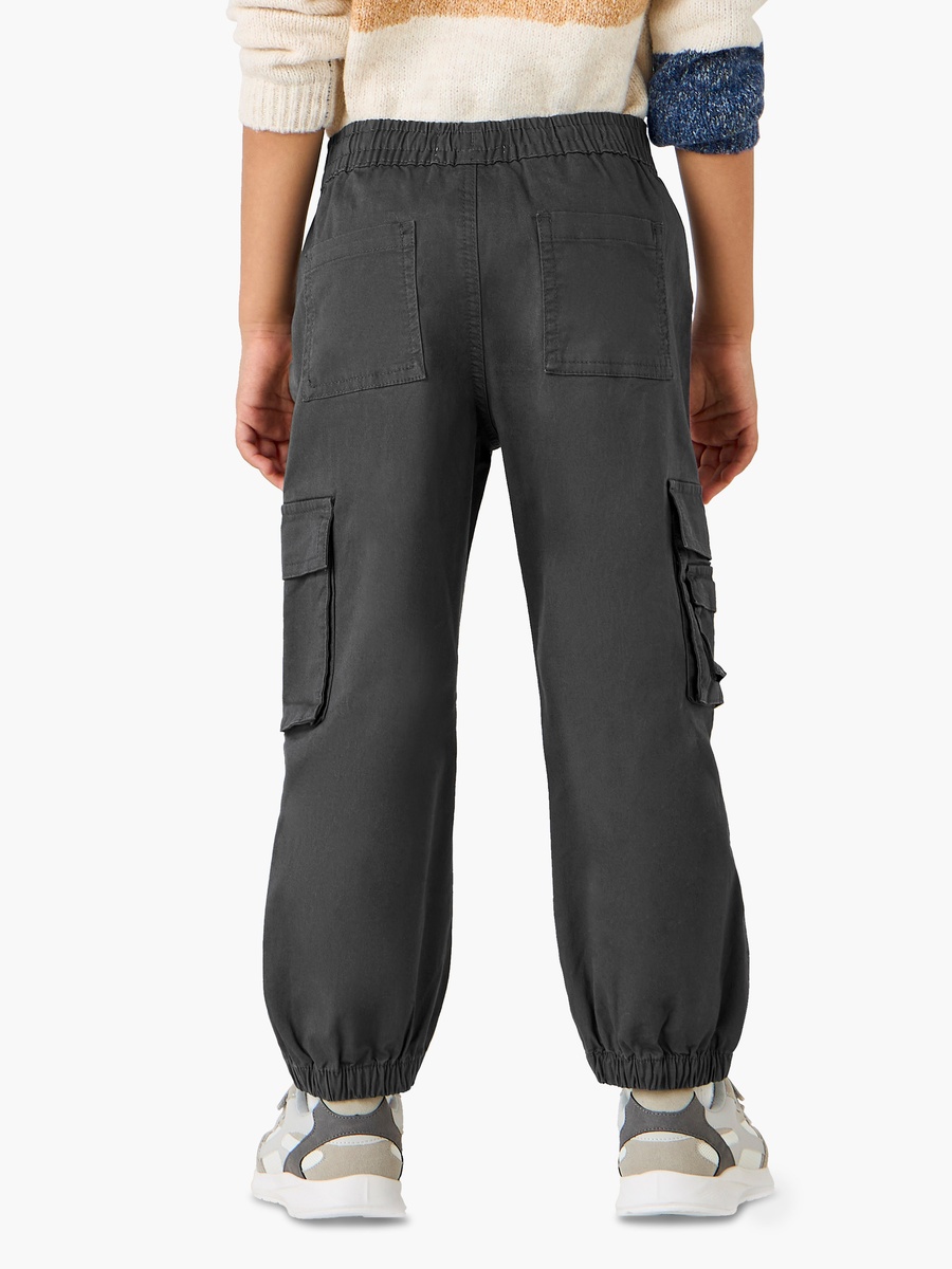 Solid Cargo Pants with Pockets