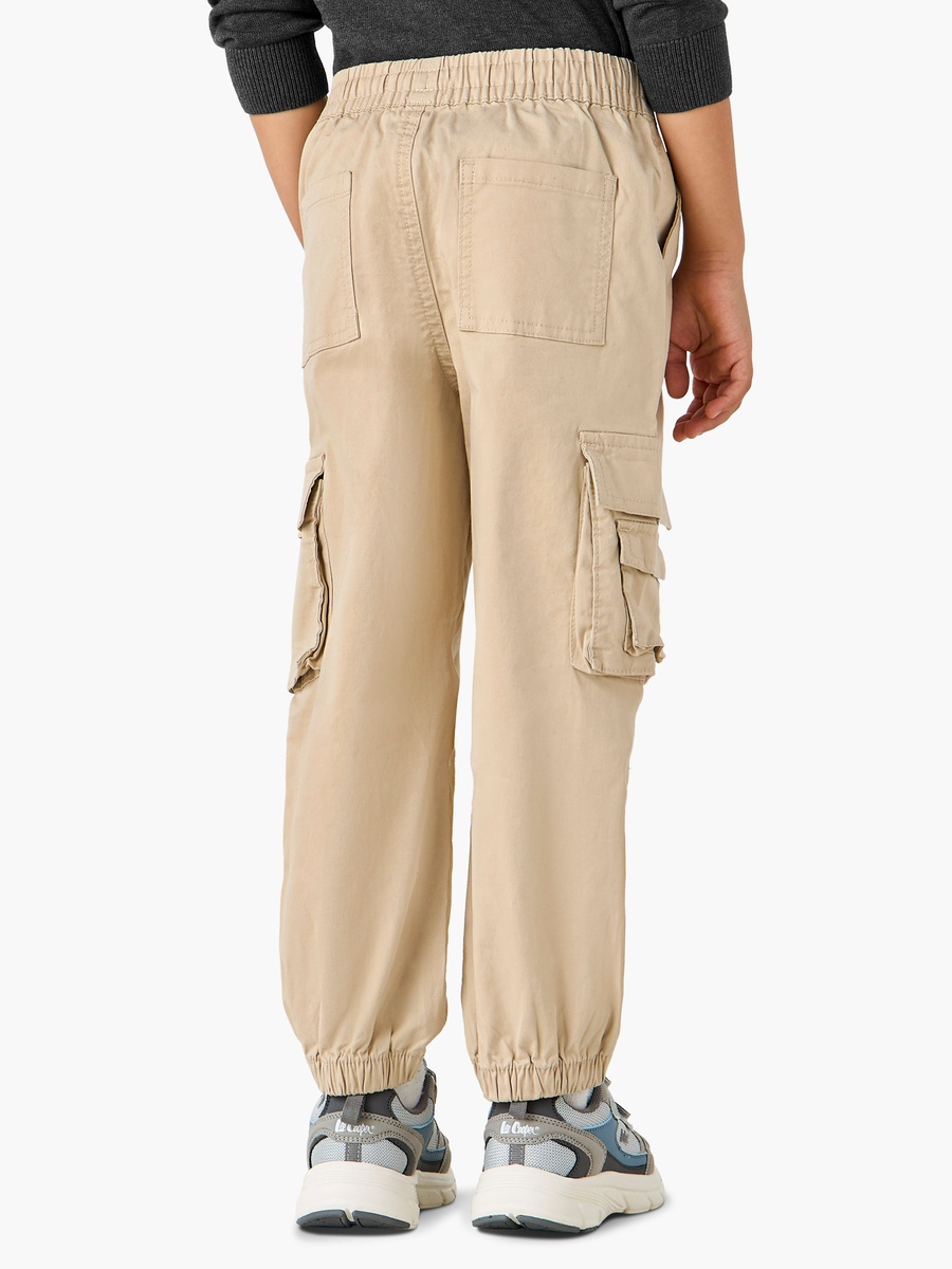 Solid Cargo Pants with Pockets