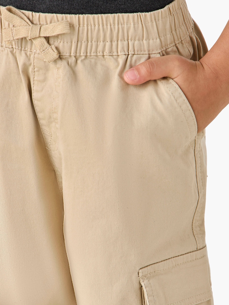 Solid Cargo Pants with Pockets