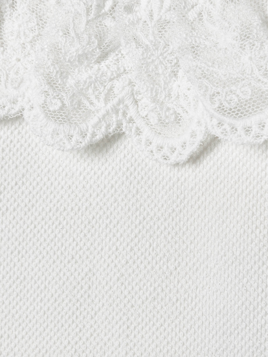 Lace Trim Sleeveless Bodysuit