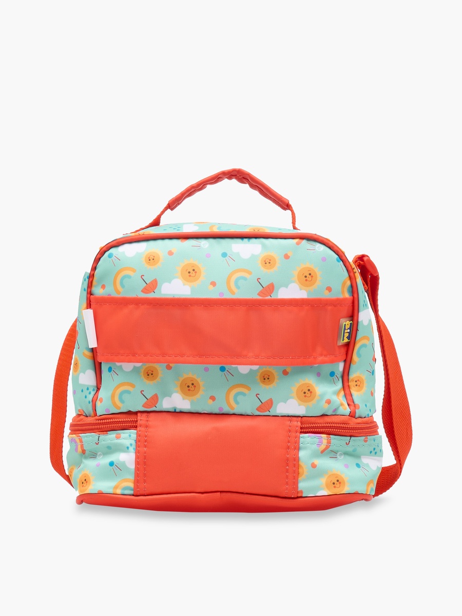 Fisher-Price Printed Lunch Bag with Adjustable Strap and Zip Closure