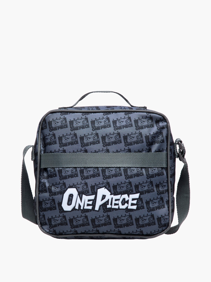 One Piece Print Lunch Bag with Adjustable Strap and Zip Closure