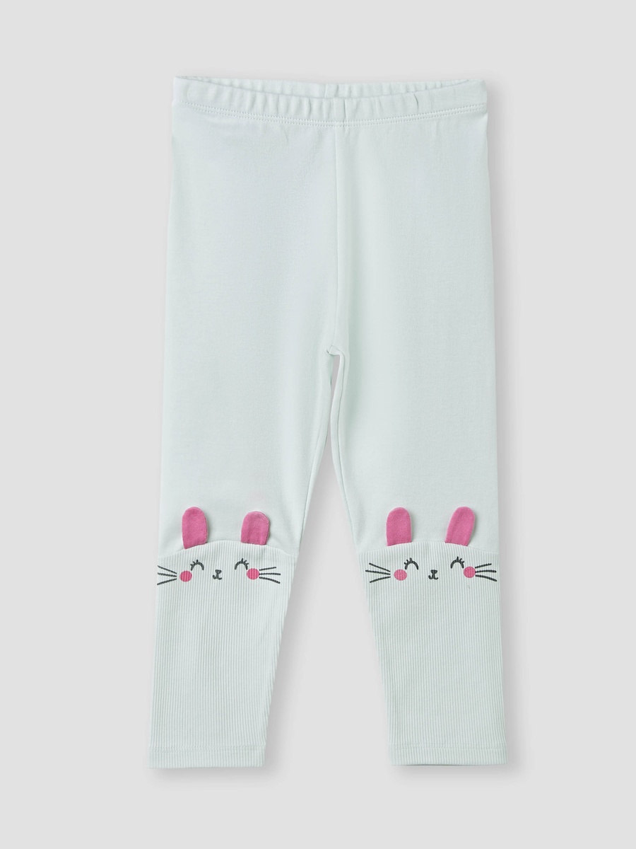 Assorted Leggings with Elasticated Waistband - Set of 2