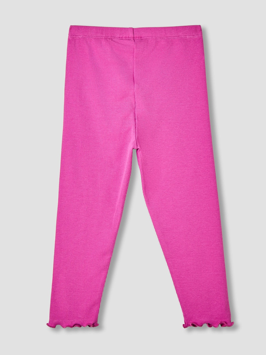 Ribbed Leggings with Elasticated Waistband