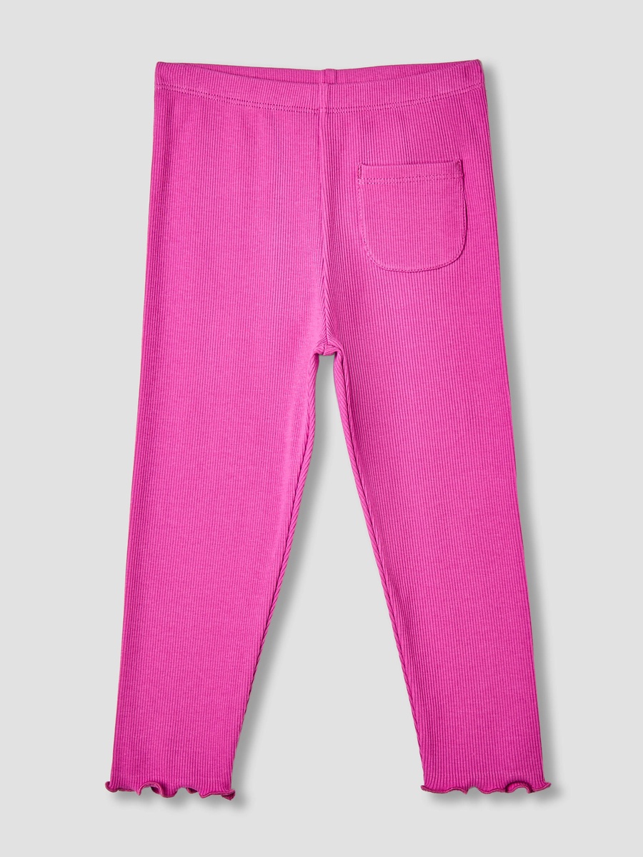 Ribbed Leggings with Elasticated Waistband
