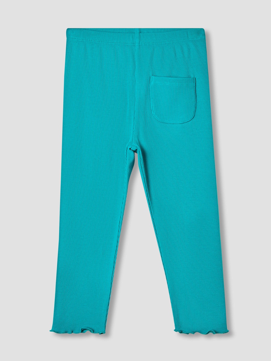 Ribbed Leggings with Elasticated Waistband