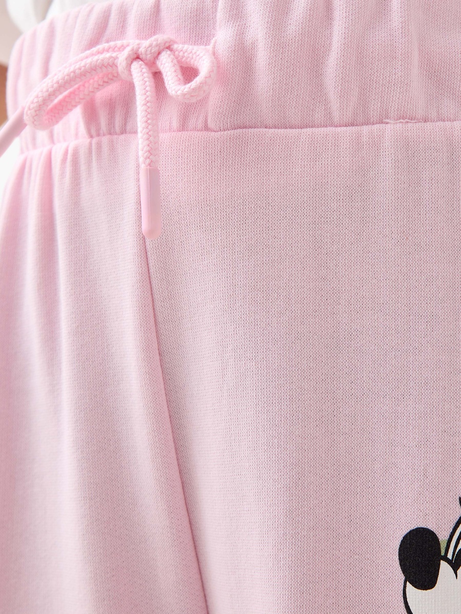 Minnie Mouse Print Joggers with Drawstring Closure