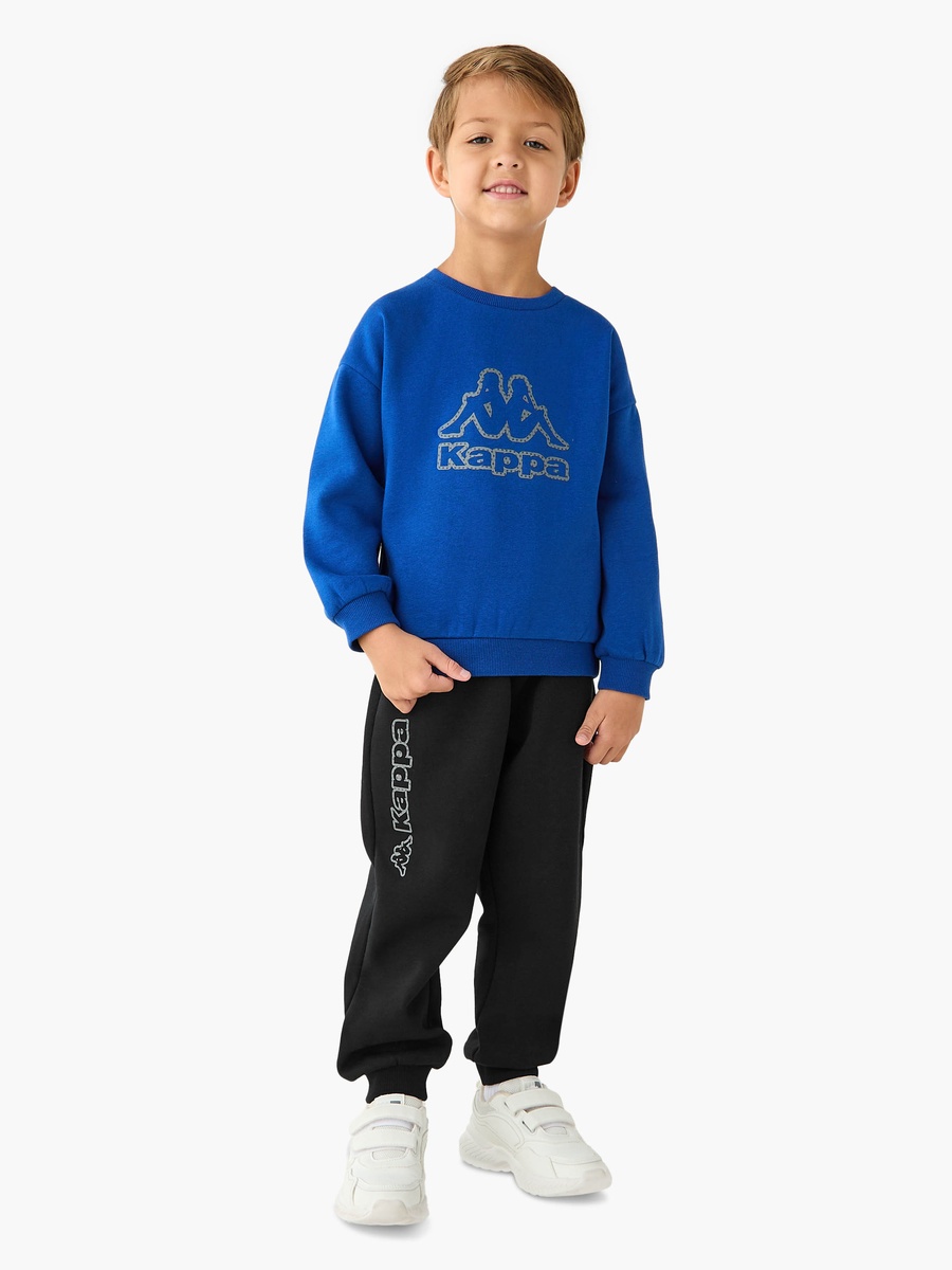 Logo Print Joggers with Drawstring Closure and Pockets