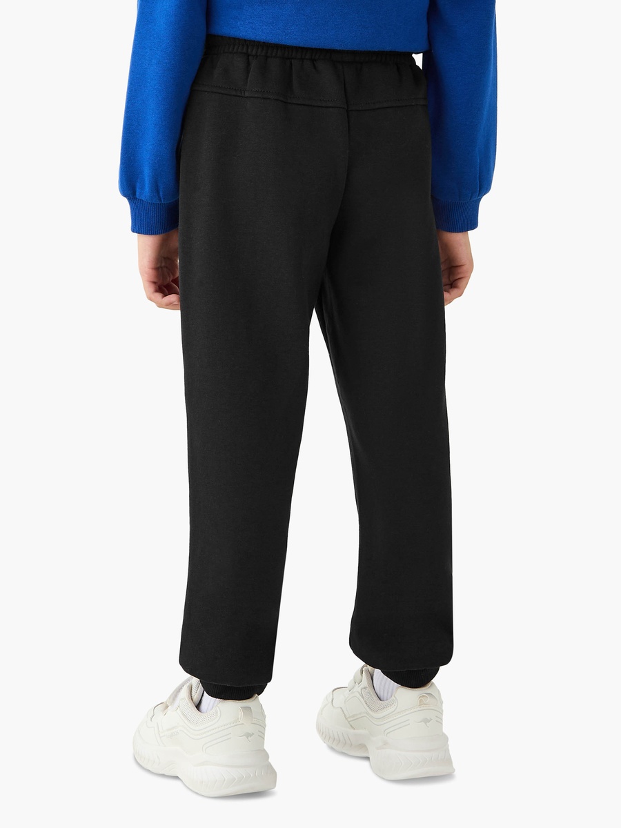 Logo Print Joggers with Drawstring Closure and Pockets