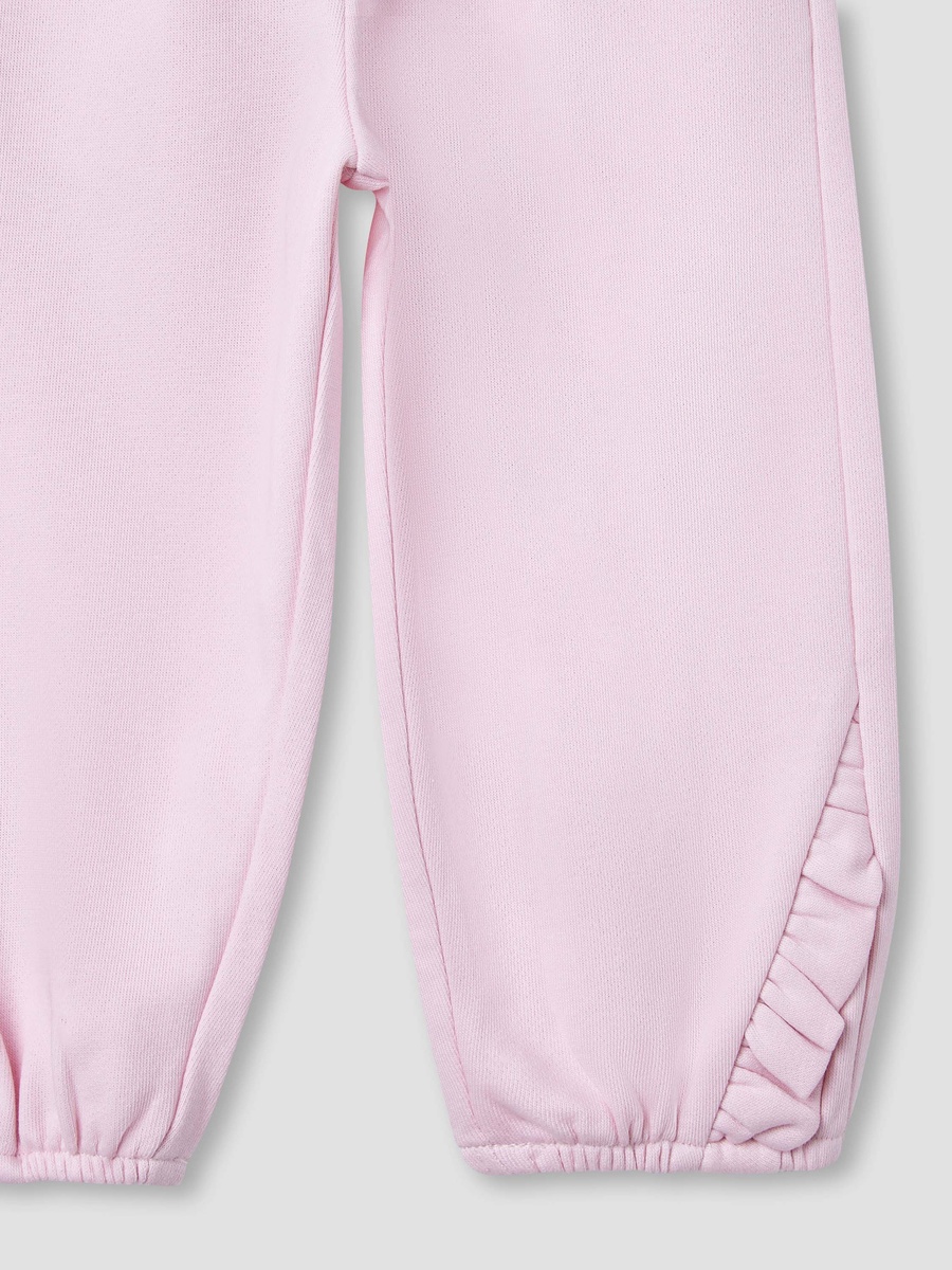Ruffle Detail Joggers with Pockets