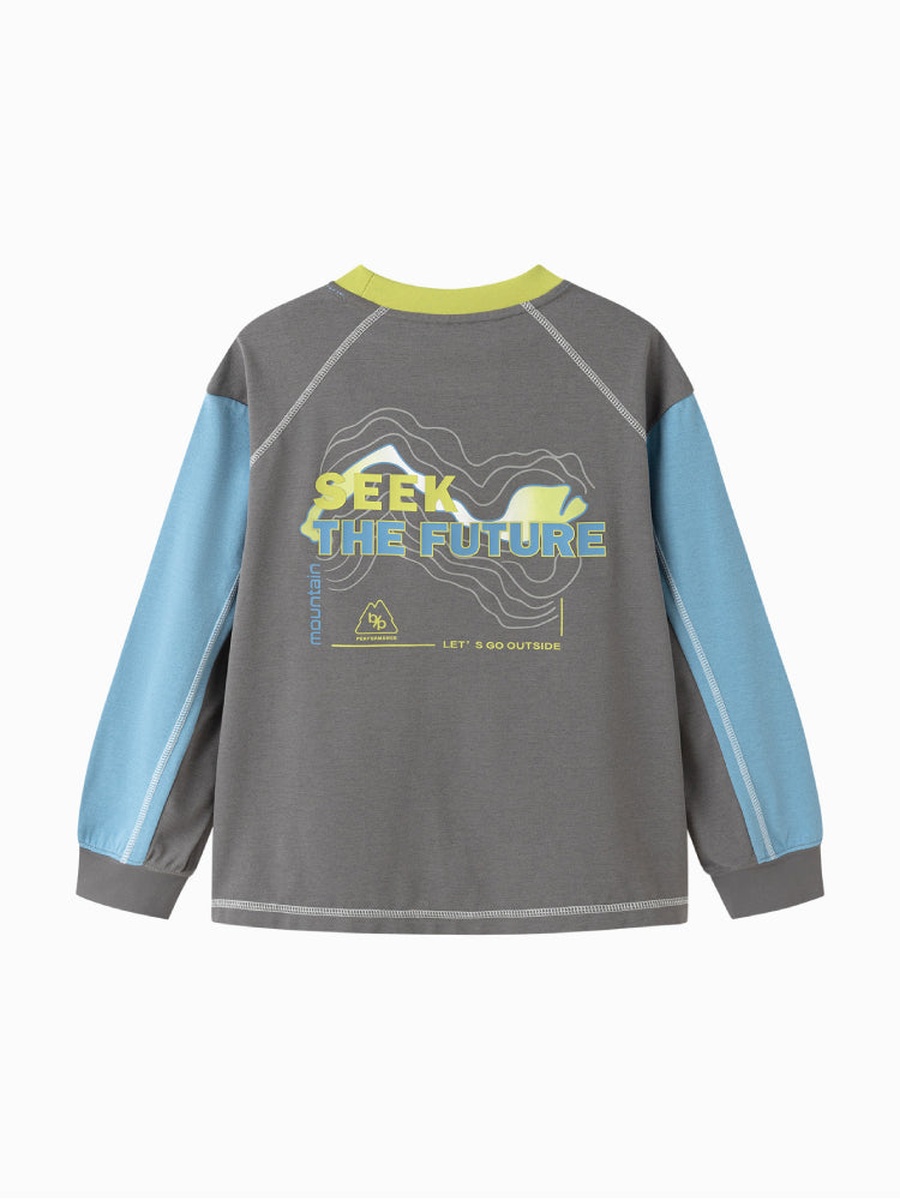 Long Sleeve T-Shirt with Graphic Back Print