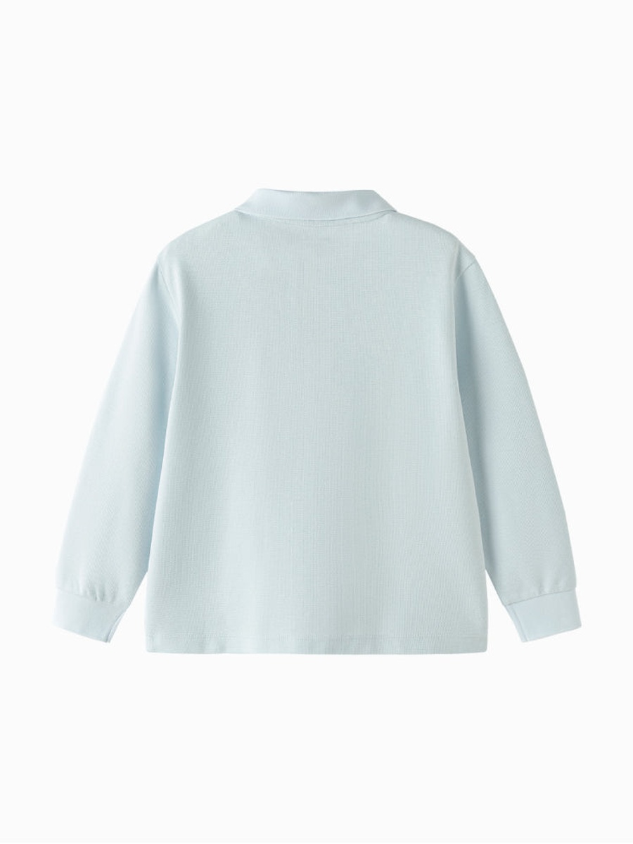 Polo T-Shirt with Chest Pocket Print