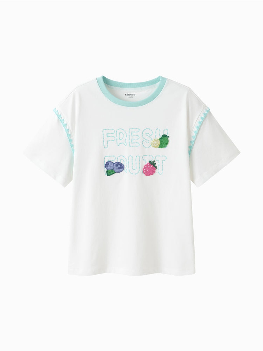 Embroidery Detail T-Shirt