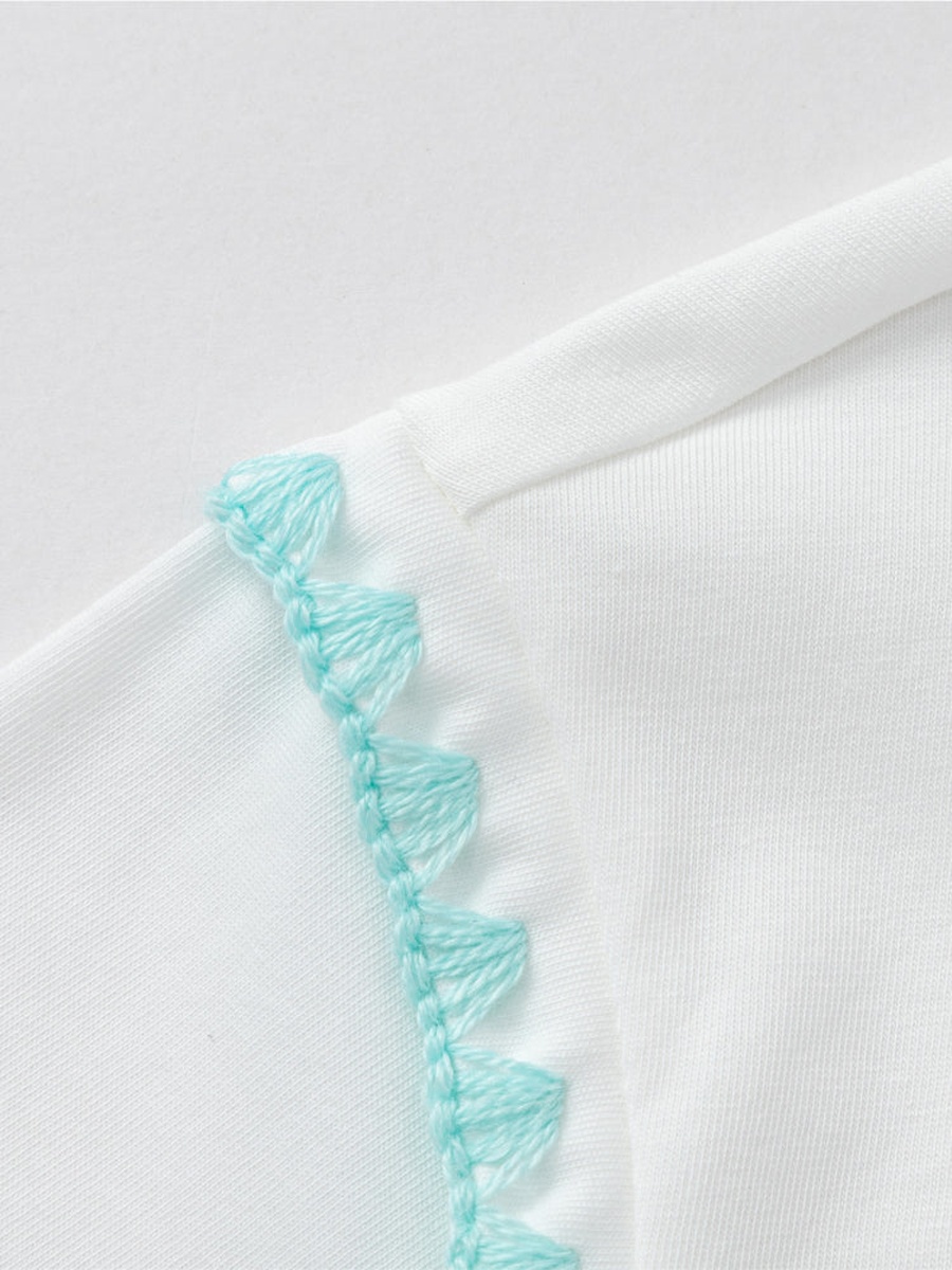 Embroidery Detail T-Shirt