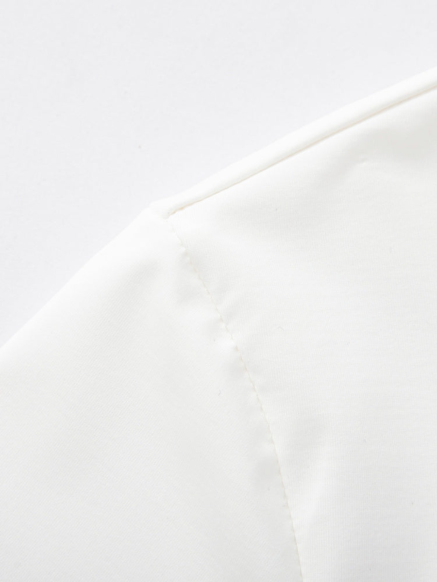 Short Sleeve T-Shirt with Front Print and Back Ruffle
