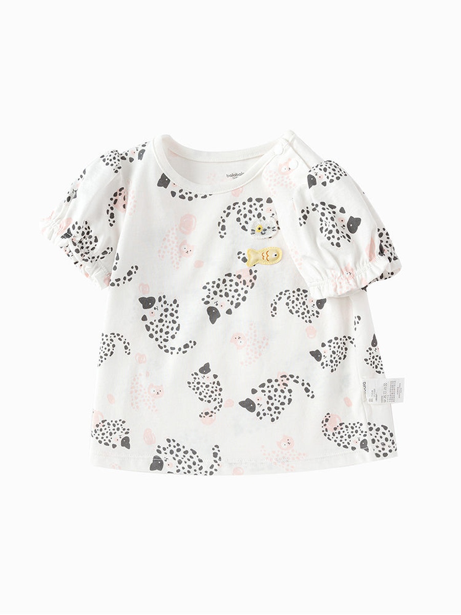 White Printed T-Shirt